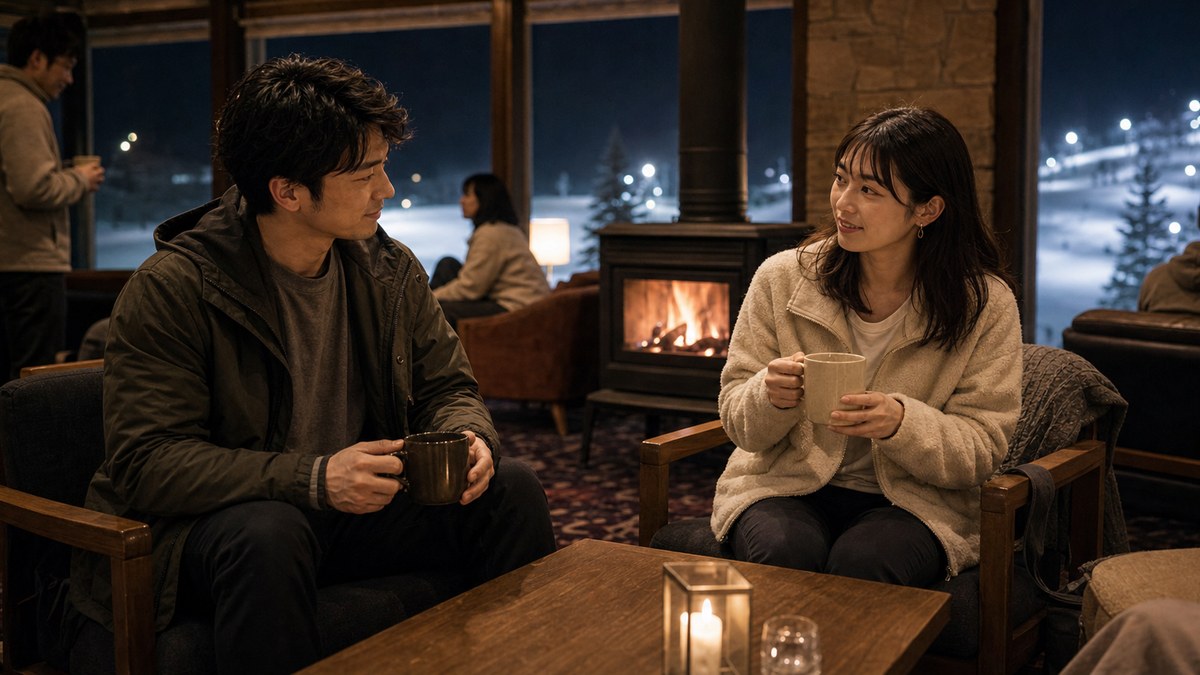 雪山の夜、余韻のままいい雰囲気に。ただし合意がすべての要点を表す画像