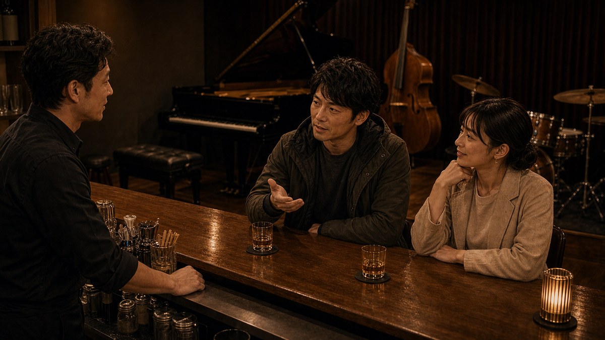 演奏が終わった余韻のまま、もう一杯の要点を表す画像