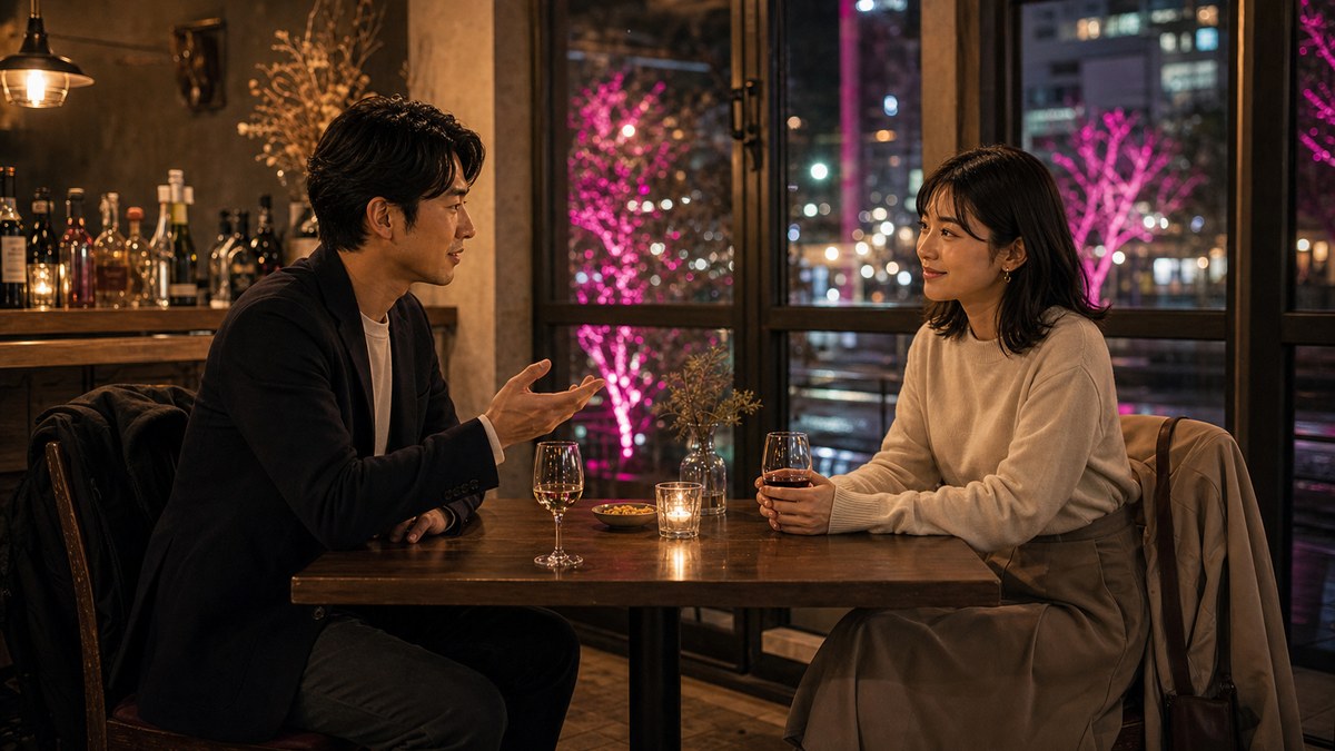 暖かい店で温まって、いい雰囲気に。ただし合意がすべての要点を表す画像