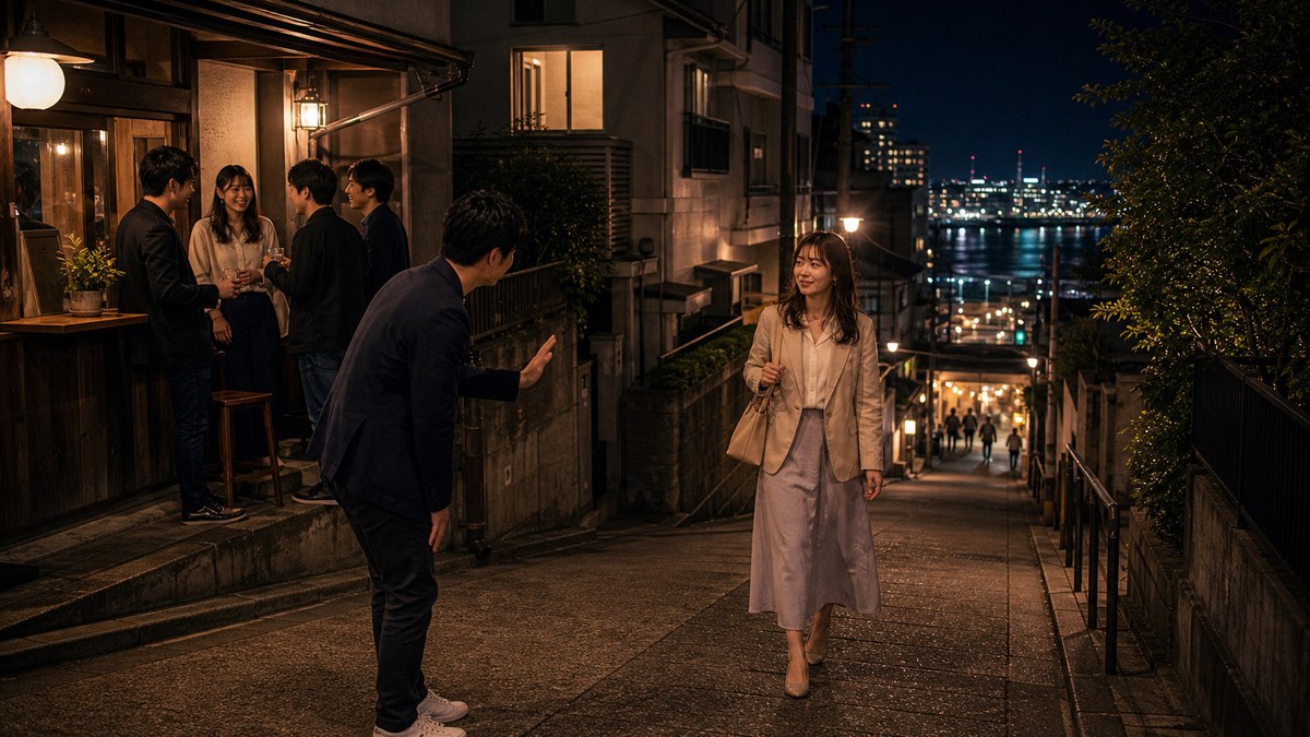 坂の街で守ること|住居が混ざる夜の配慮の要点を表す画像