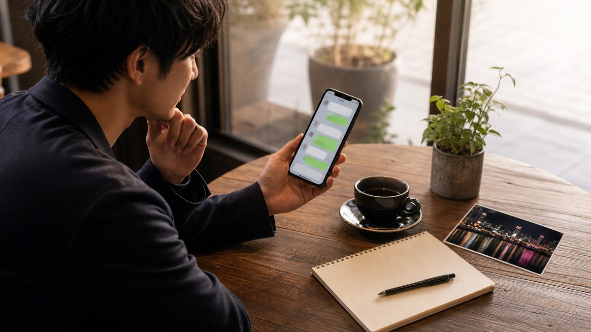 その後。LINEと、遠征先の子を次につなげるの要点を表す画像