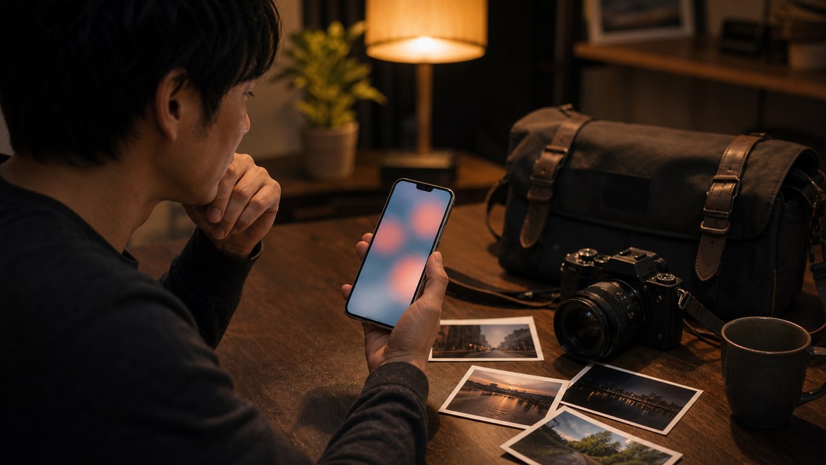 その後。フォトウォークは頻度が低いから、アプリと並行してるの要点を表す画像