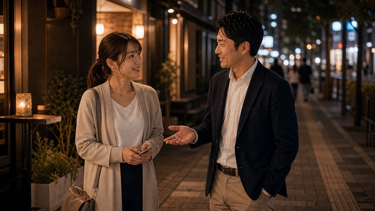いい雰囲気で、その日のうちにの要点を表す画像