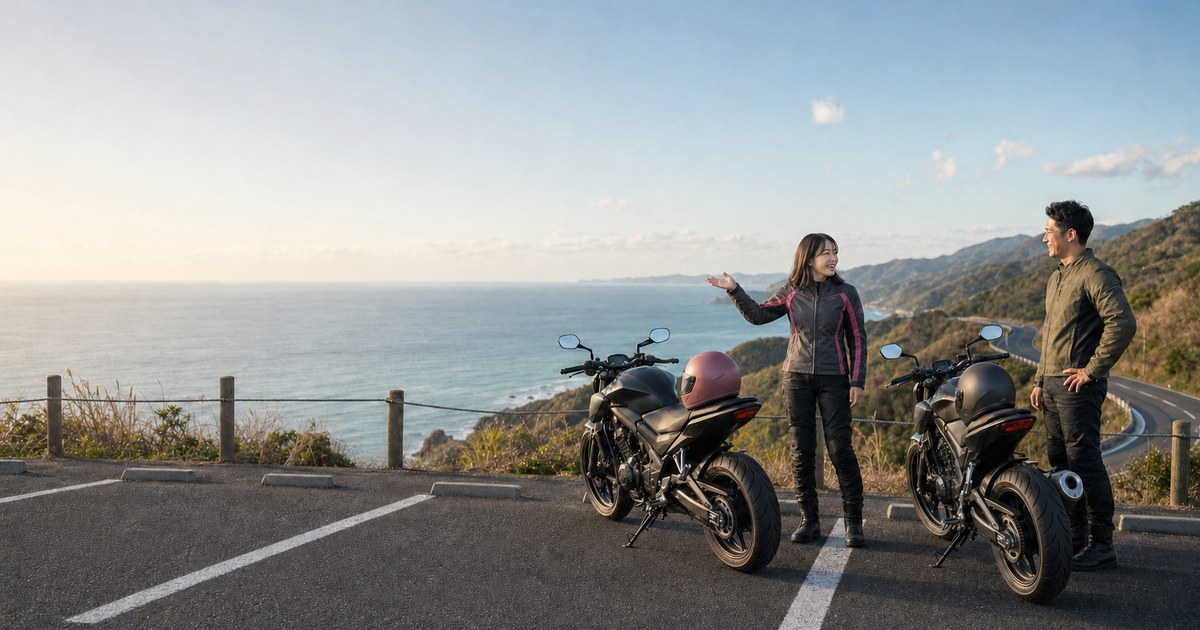 バイク乗りの28歳と、ツーリングの話で意気投合した日