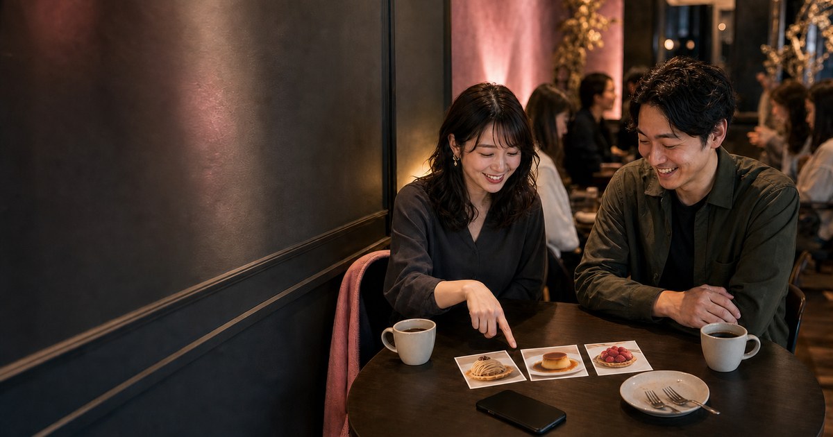 スイーツ好きの25歳とカフェ3軒はしごした日