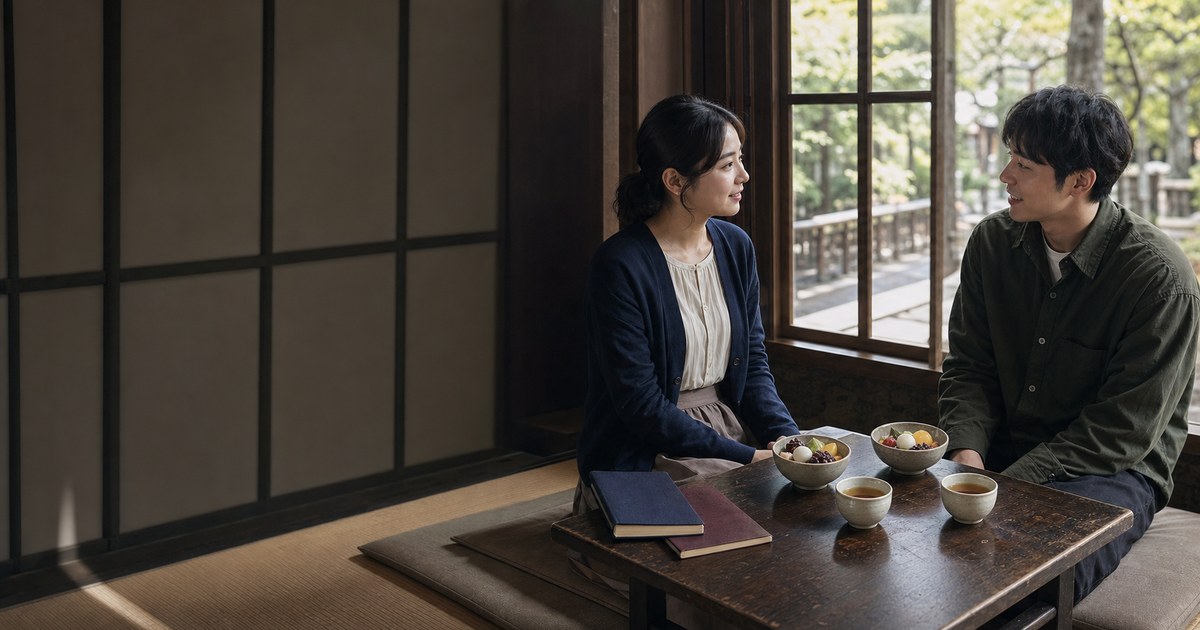 御朱印集めの28歳と、神社めぐって甘味処の昼
