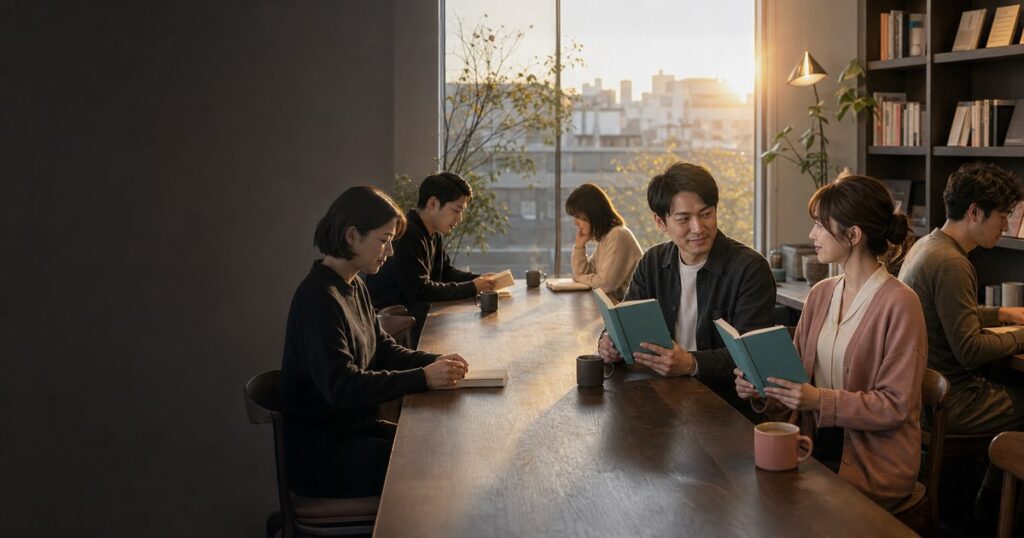 朝7時のブックカフェ朝活会で隣になった27歳