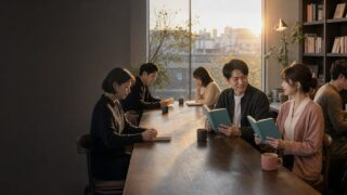 【朝活の出会い】朝7時のブックカフェ朝活会で隣になった27歳のアイキャッチ画像