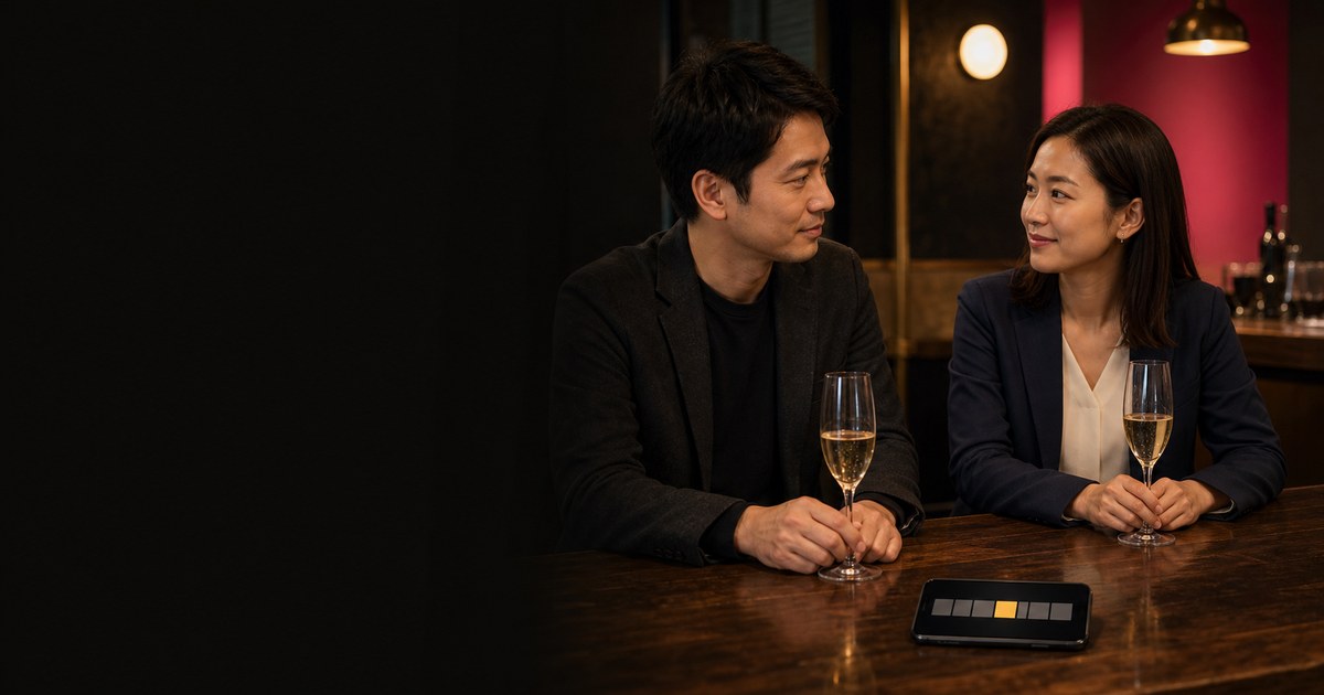 カレンダーで「会える日」から決めた29歳と平日夜のワインバー