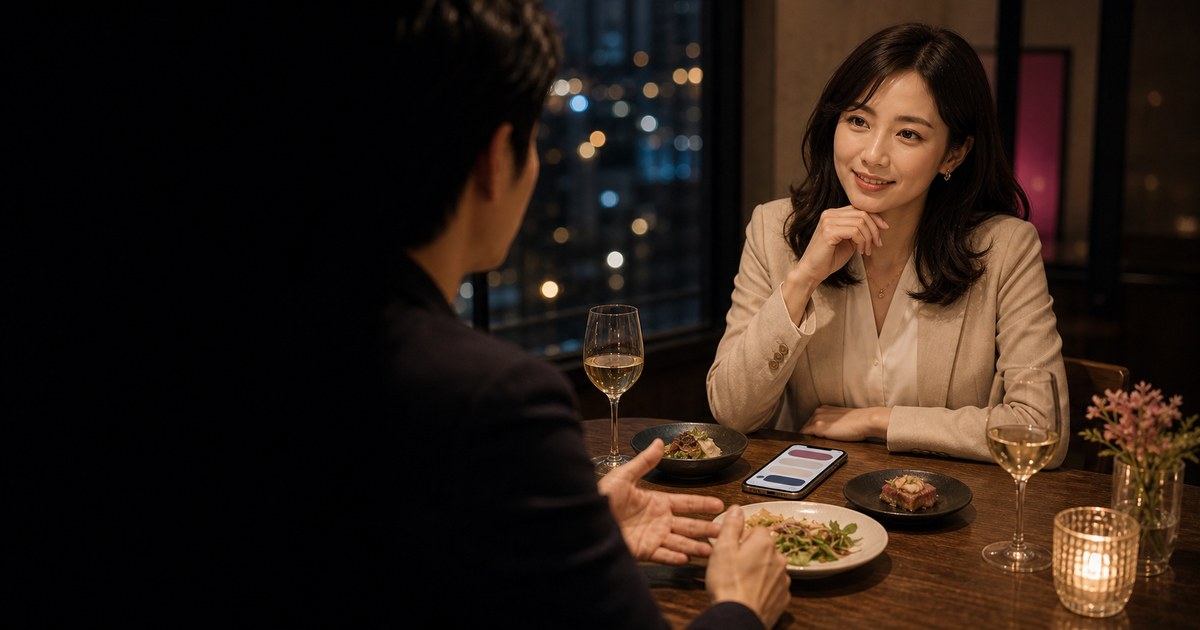 美容サロンを経営する34歳と、対等でいられた大人の食事