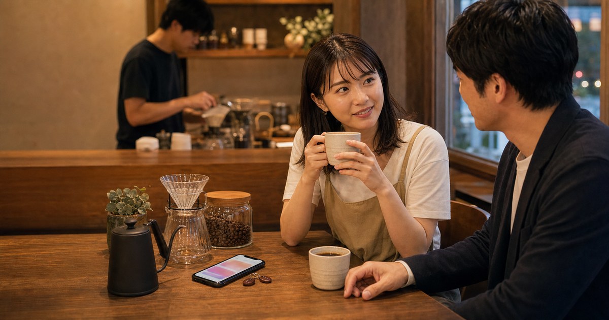 カフェ店員の24歳と、コーヒーの話だけで二軒目まで