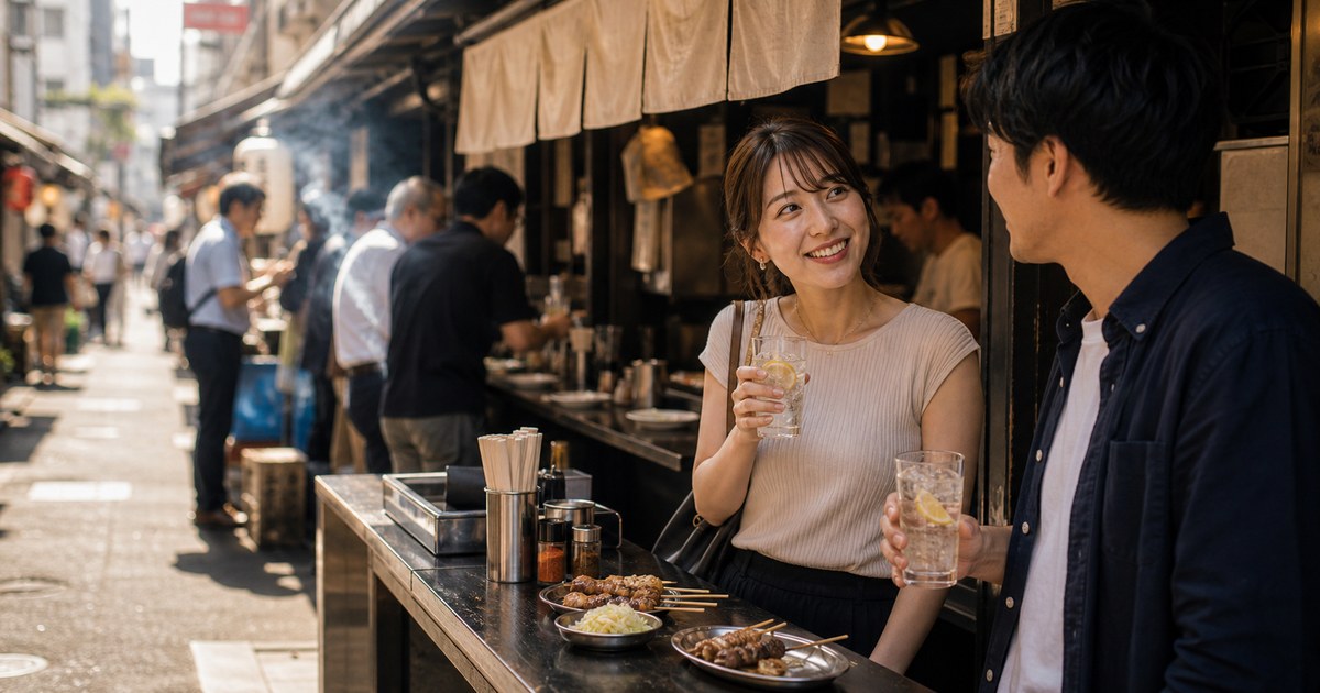 【赤羽ナンパ】昼から飲める千ベロの街で声かけ→27歳キョウカと立ち飲みのアイキャッチ画像