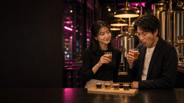 【クラフトビールの出会い】醸造所のタップルームで隣の27歳と乾杯した夜のアイキャッチ画像
