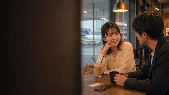 【Tinder体験談】グランドスタッフ25歳とシフトの隙間で会った日のアイキャッチ画像