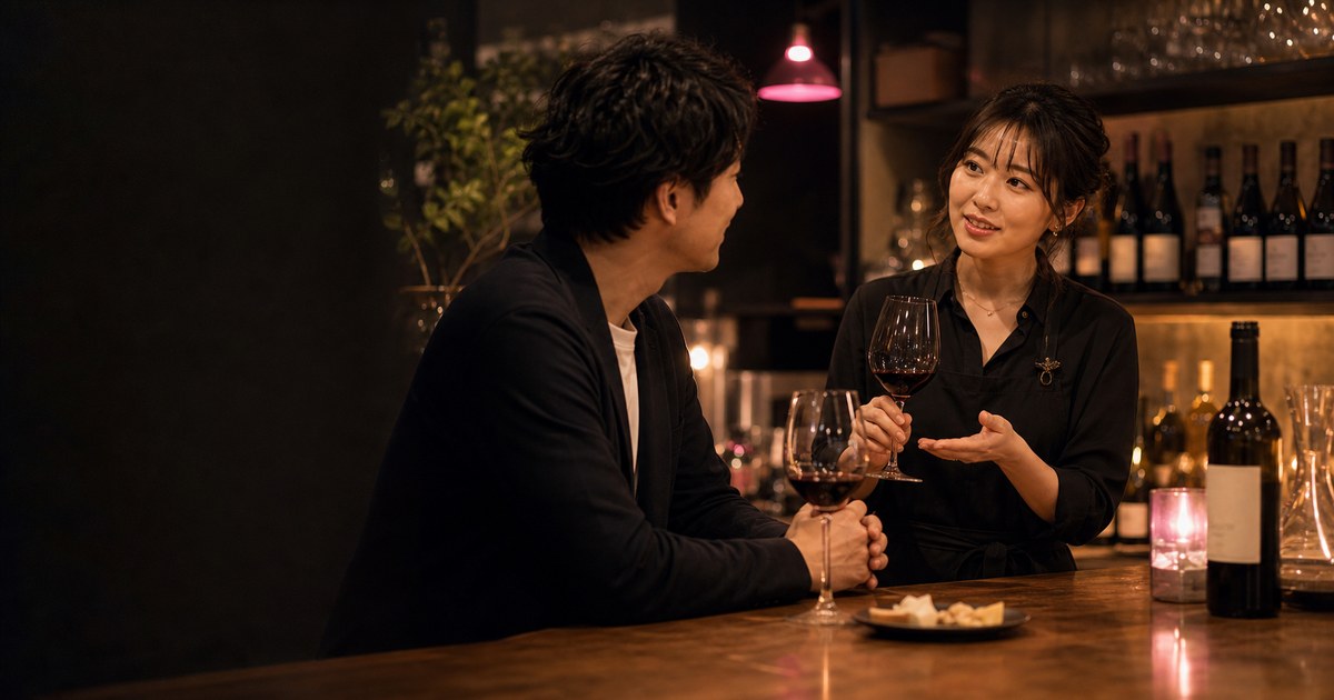【ペアーズ体験談】ソムリエの29歳と、ワインの語り方に惚れかけた夜のアイキャッチ画像