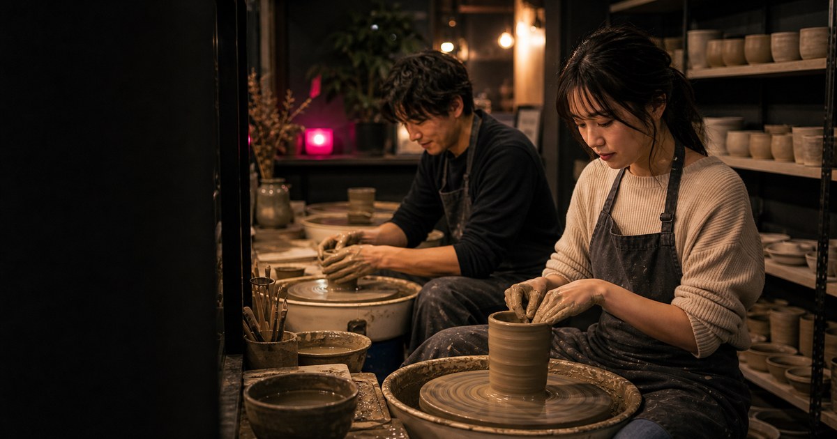 隣の轆轤の27歳と土をいじりながら縮まった話