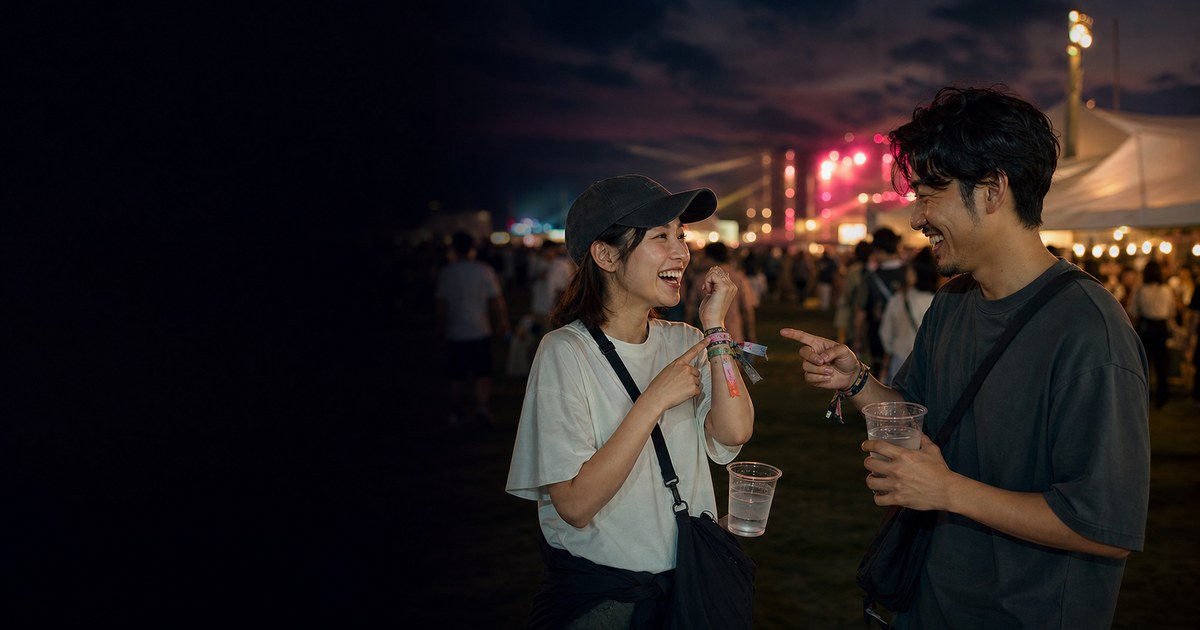 【Tinder体験談】フェス好きの25歳と夏フェスの思い出話で意気投合した日のアイキャッチ画像