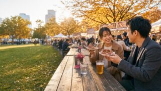 【秋の食フェス出会い】公園のオクトーバーフェストで相席になった26歳のアイキャッチ画像