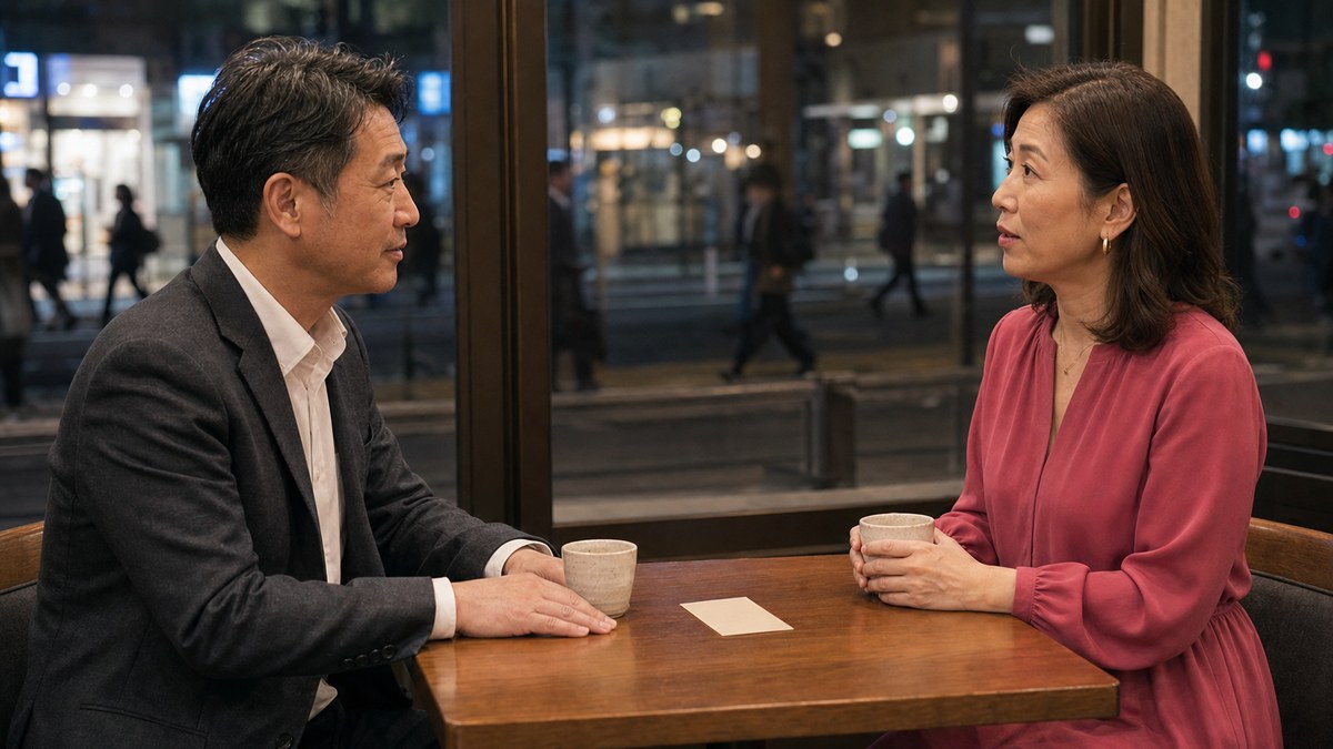30年ぶりの同窓会で、当時のマドンナと再会した話の要点を表す画像