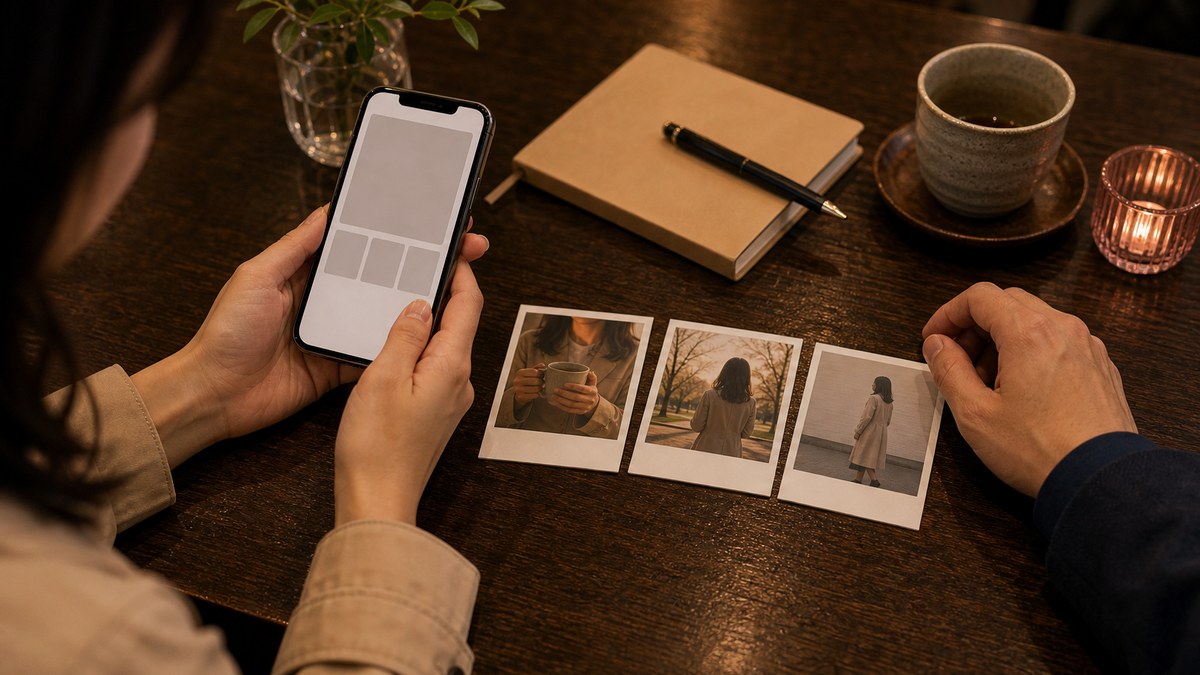 Omiaiのプロフ、顔が一枚も写ってない先生の子の要点を表す画像
