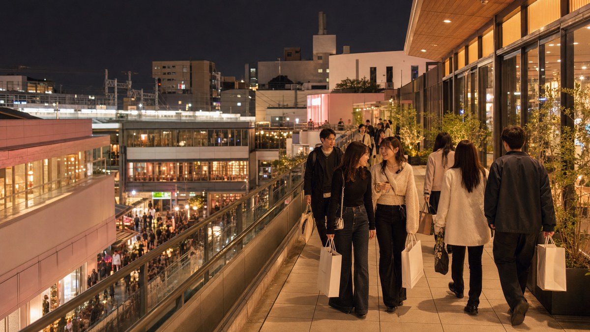 柏は都内に出ない千葉の若者が、地元で溜まるターミナルの要点を表す画像