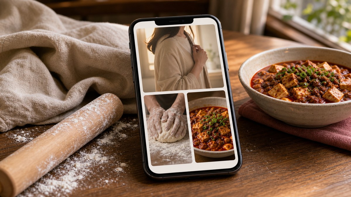 プロフに、自分で作ったケーキの写真がなかったの要点を表す画像