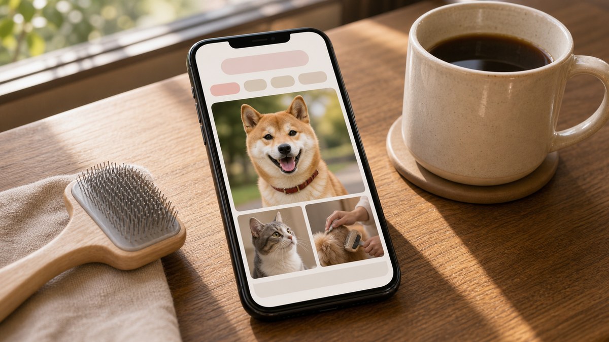 趣味タグの「動物」で、先に共通点が見えてたの要点を表す画像