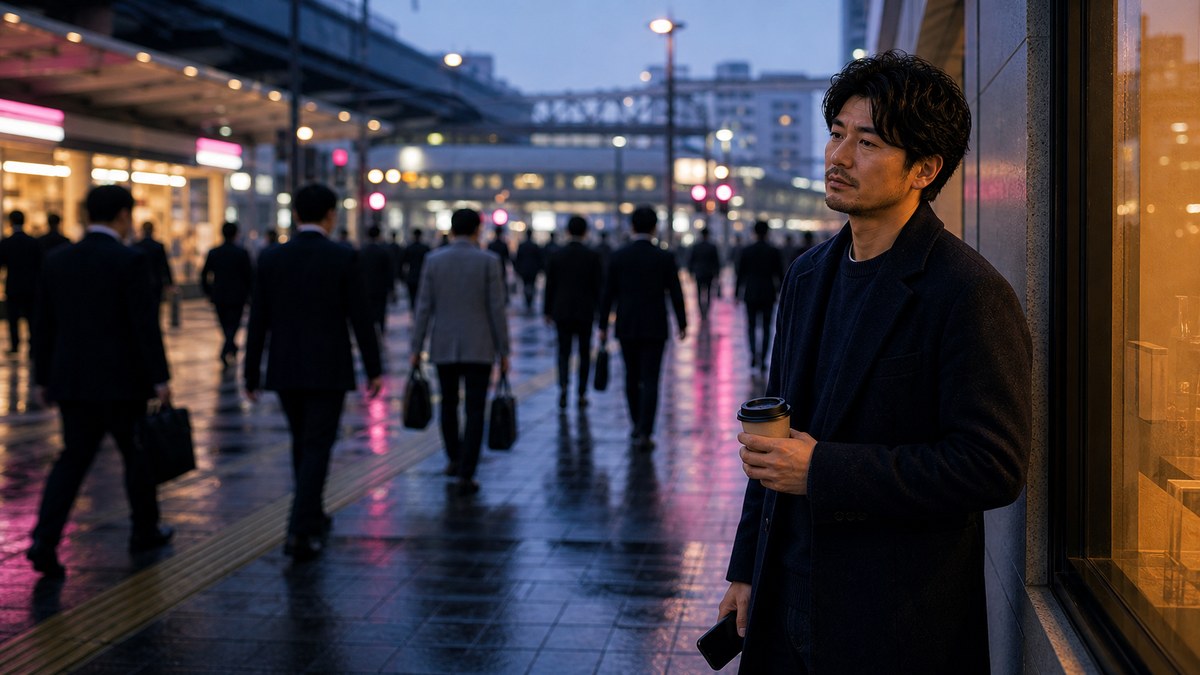 夜勤明けの朝の、あの取り残された感じの要点を表す画像