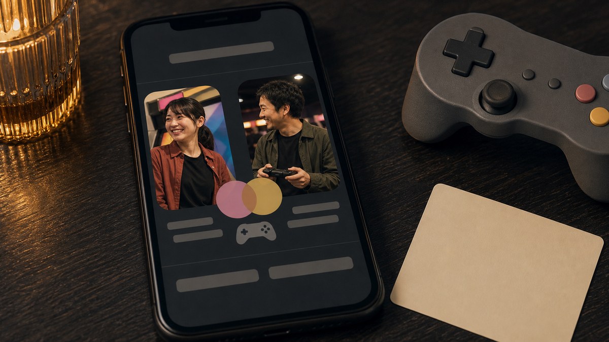 趣味タグの「ゲーム」でマッチしたの要点を表す画像