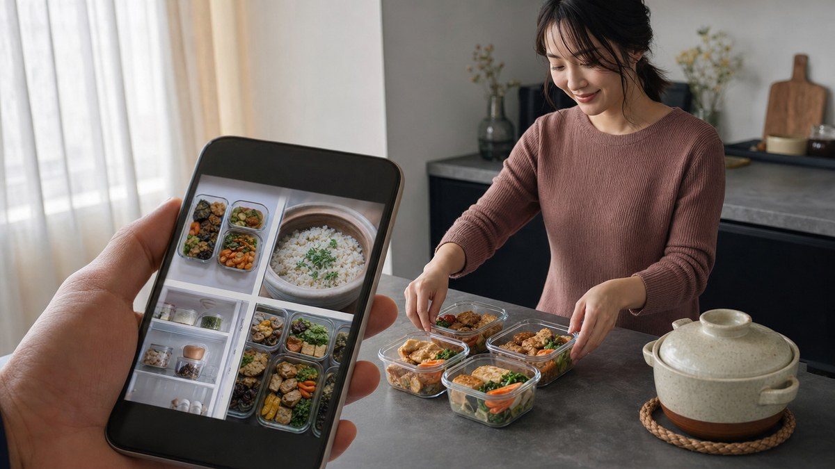 料理のコミュニティで、プロフが全部"食"だったの要点を表す画像