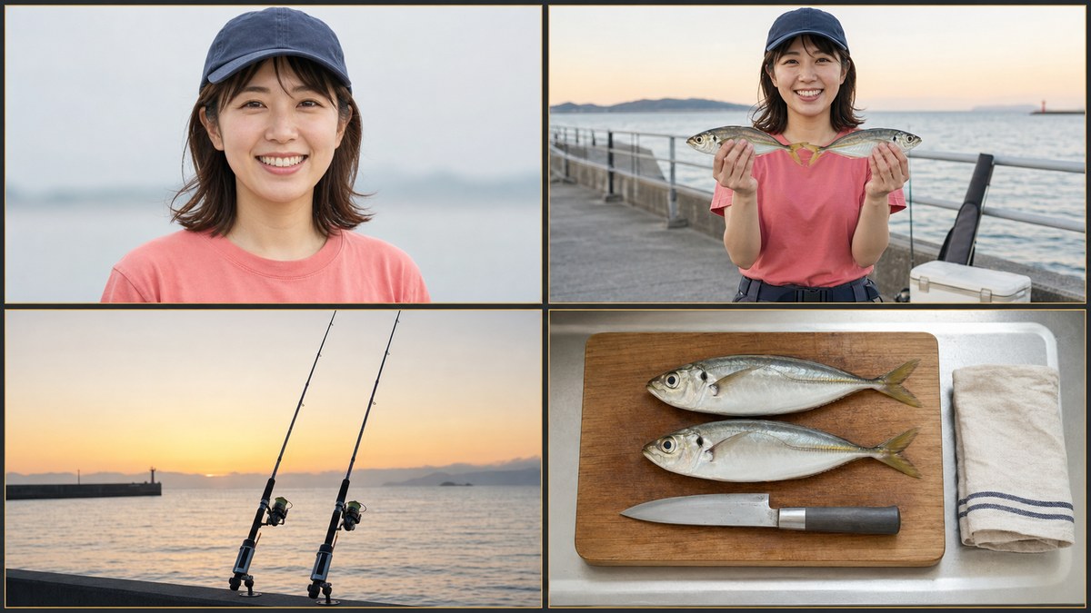 釣りコミュニティで、プロフの写真が釣果だらけだったの要点を表す画像