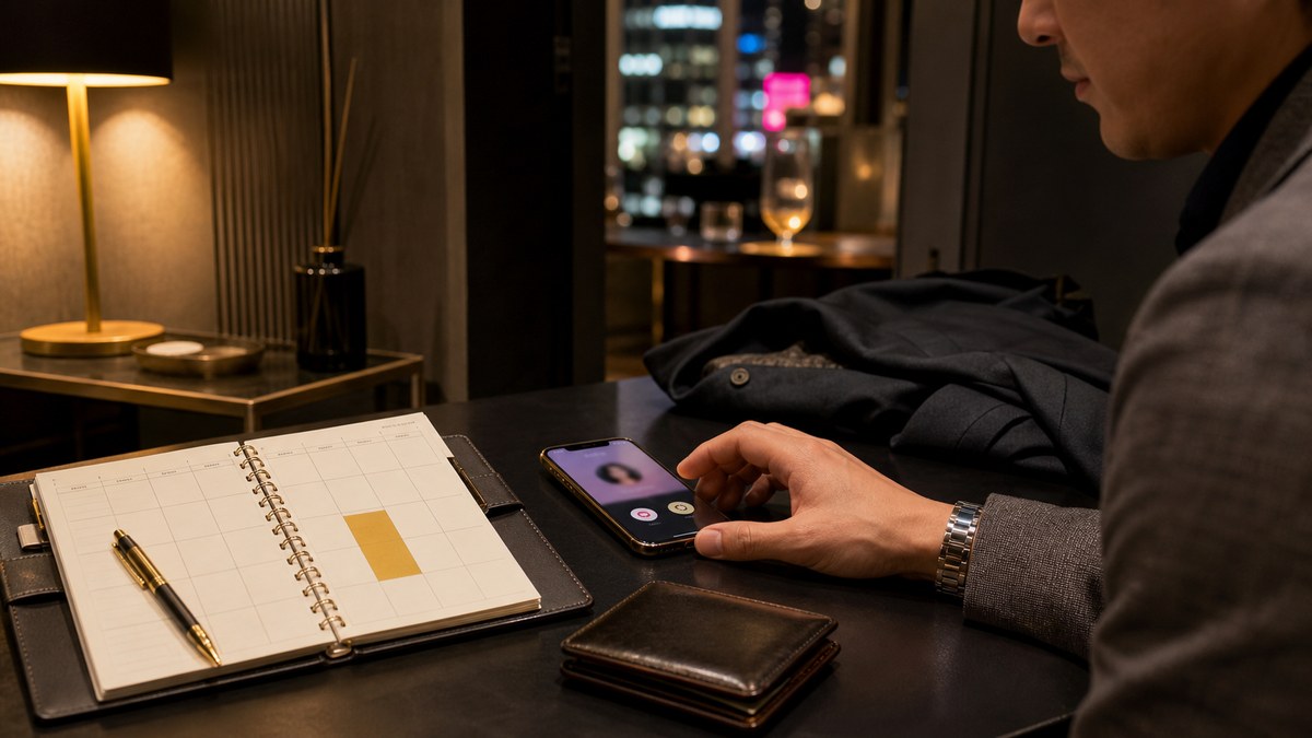 予定表・スマホ・財布・上着で見るPappyの日程先行型と有料条件
