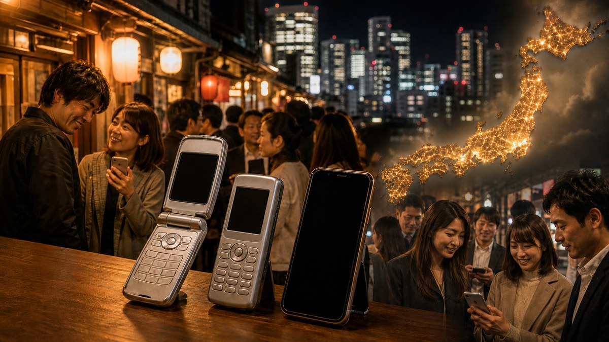 旧型携帯からスマホまで続く利用者と日本地図―イククル20年超の規模