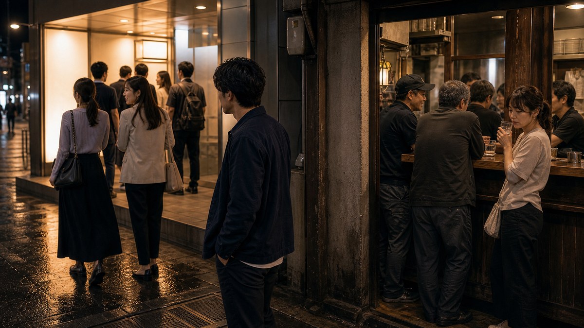 駅前のチェーンでスカり、角打ちの常連の壁にやんわり弾かれるの要点を表す画像