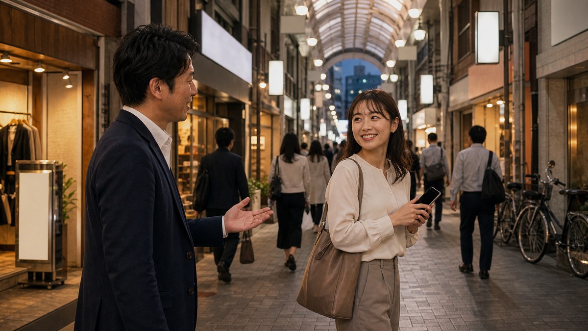 伊勢佐木モールでひとり、いい線まで行ってスッと消えられるの要点を表す画像