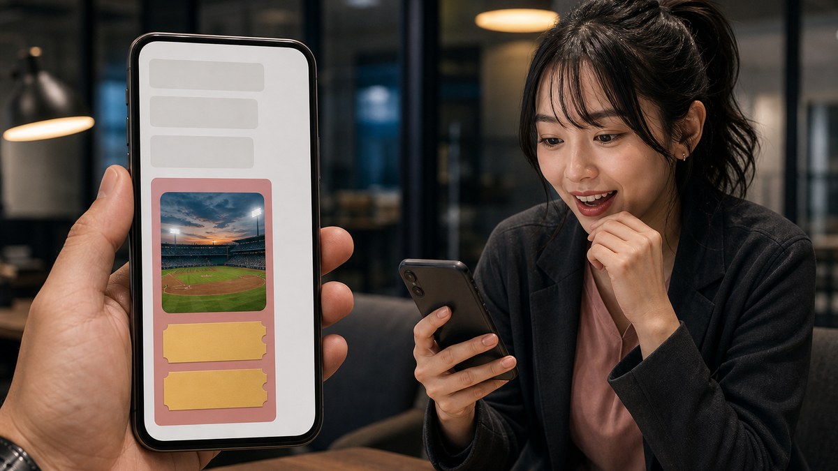 「どの球団？」だけで、メッセが一気に長くなったの要点を表す画像