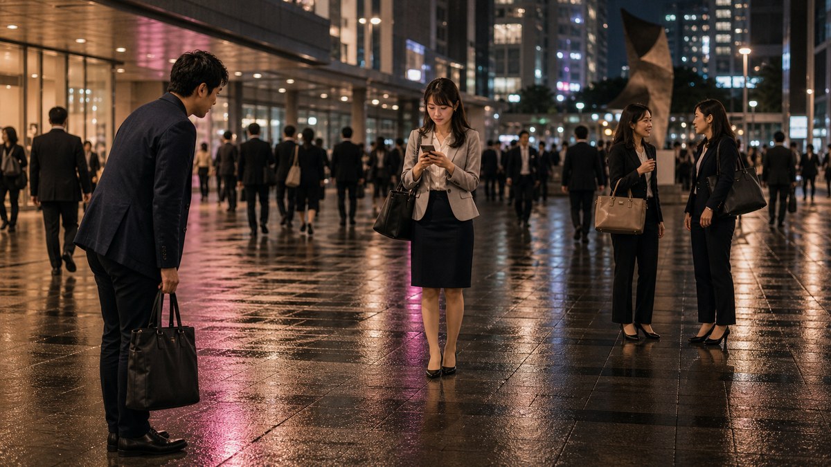 SL広場とニュー新橋ビルで、見事に二組スカるの要点を表す画像