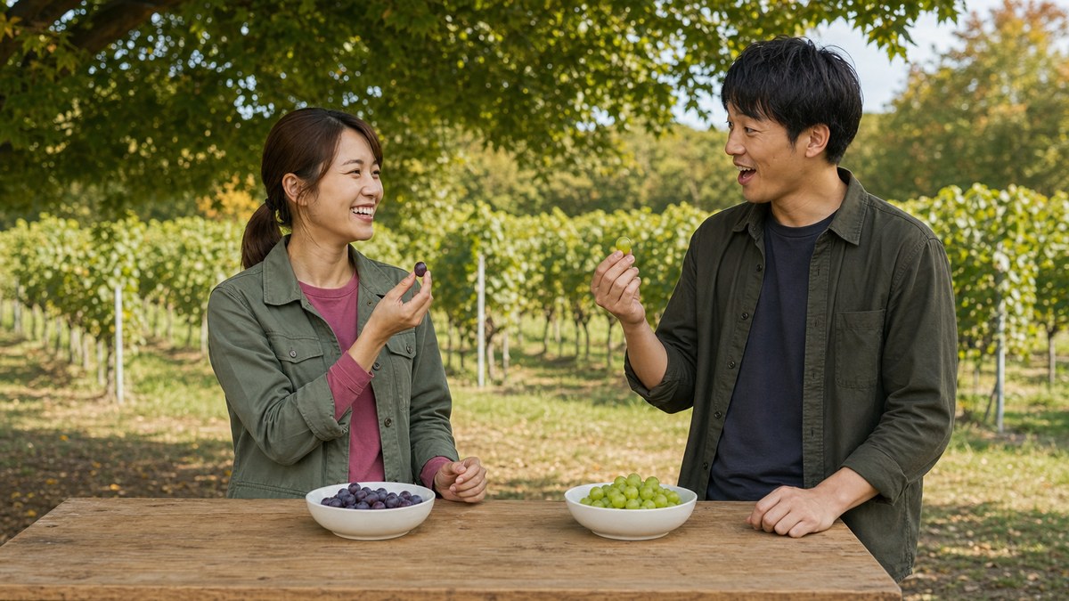 食べ比べが始まると、勝手に距離が詰まるの要点を表す画像