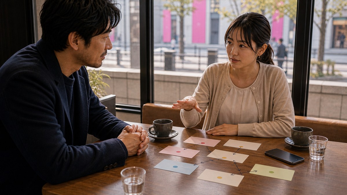 カルテみたいな喋り方で、現実を淡々と話す子の要点を表す画像