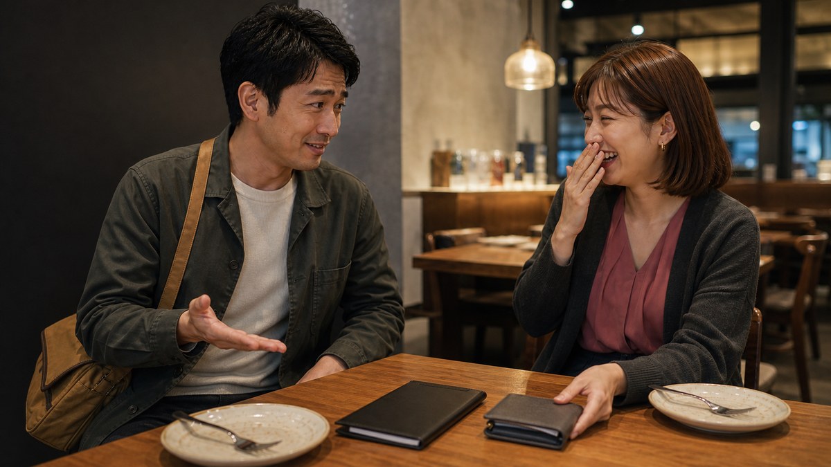 白状した。人って椅子から落ちかけるまで笑うんだなの要点を表す画像