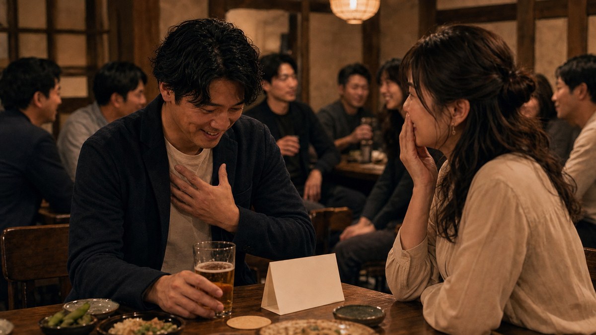 当時は言えなかったことを、酒の勢いで白状したの要点を表す画像