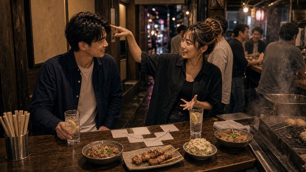 千住の安い店の話で、勝手にガイドが始まるの要点を表す画像