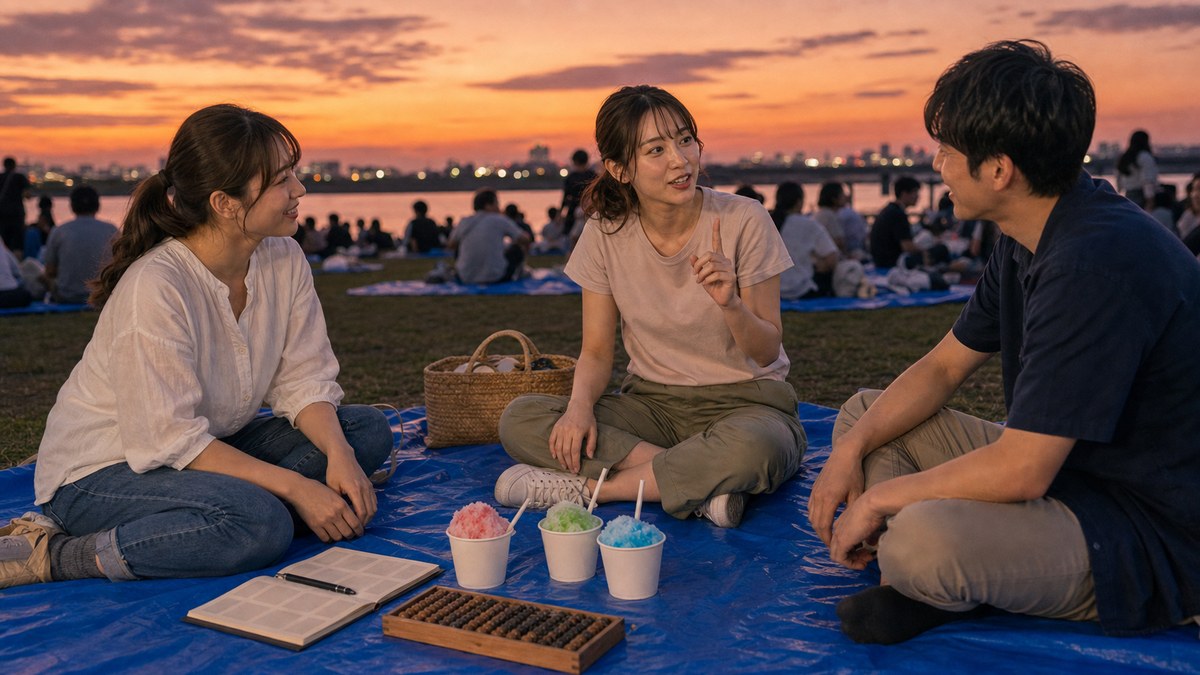 浴衣を着ない理由と、経理の話の要点を表す画像