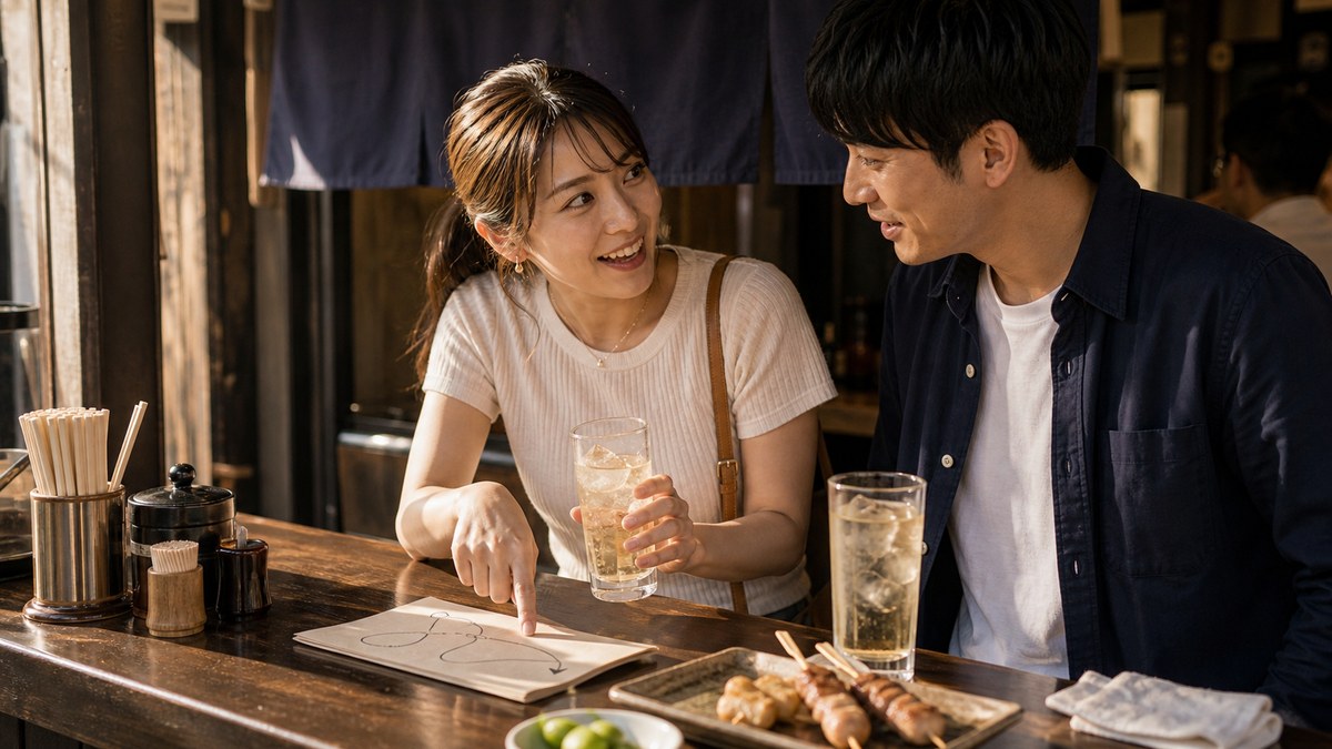「赤羽の昼飲み講座」が、頼んでないのに始まるの要点を表す画像
