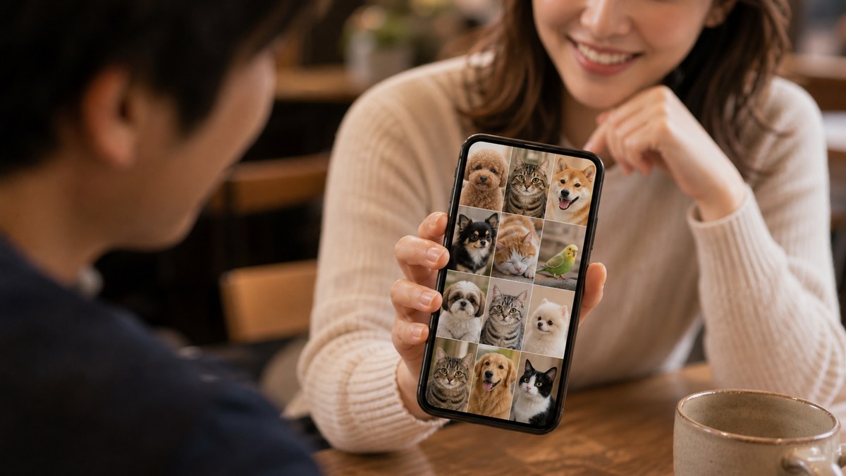 スマホの中が、ぜんぶ動物だったの要点を表す画像