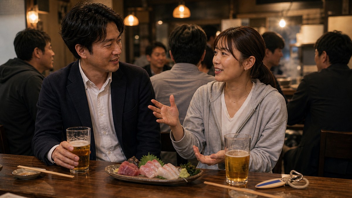 南口の安い店へ。海とビールが好きな子のペースに合わせるの要点を表す画像