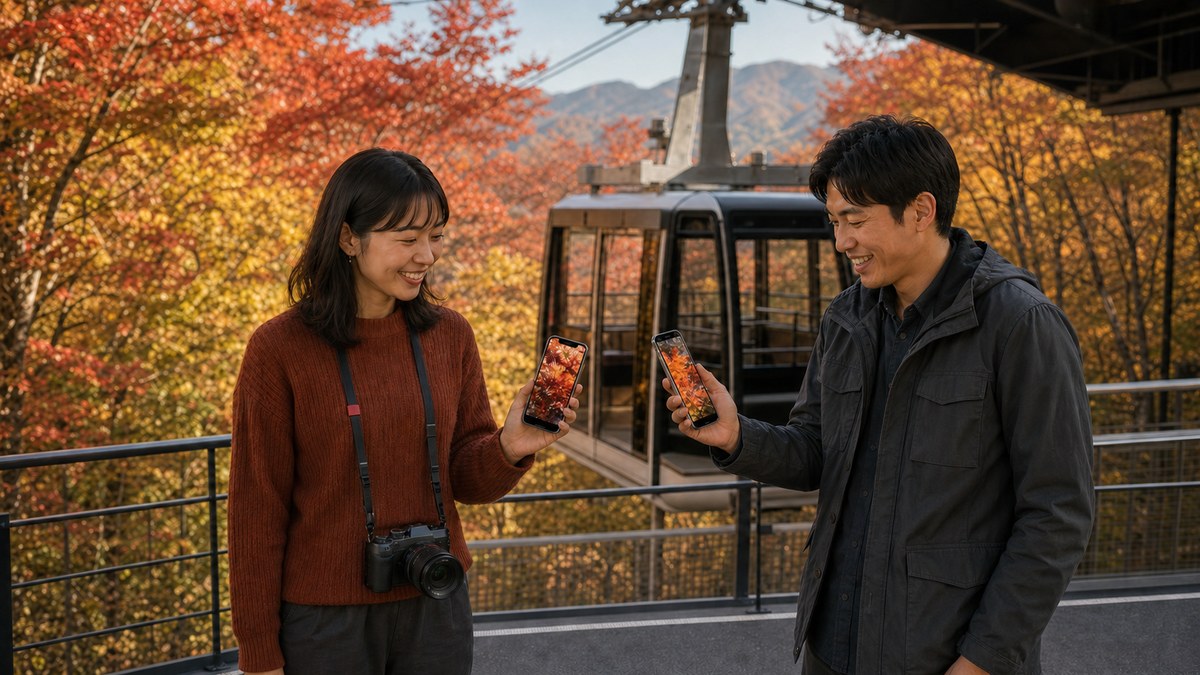 下りのケーブルカー。連絡先は、写真を口実にの要点を表す画像