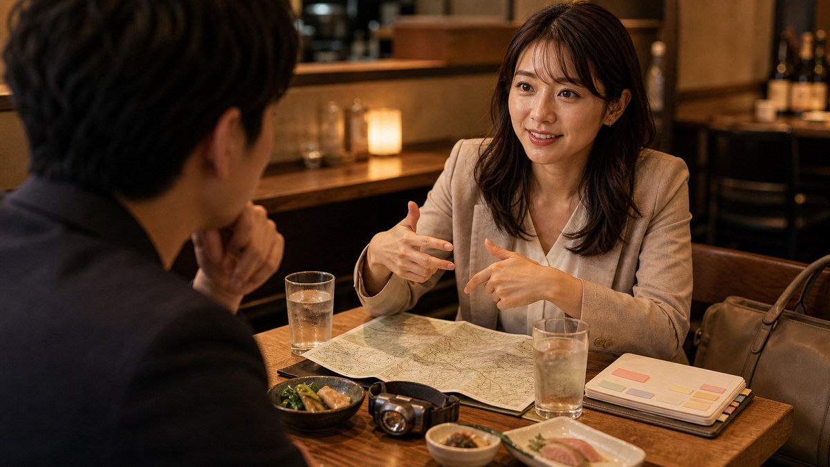 カフェを出て、二軒目を提案したのは向こうだったの要点を表す画像