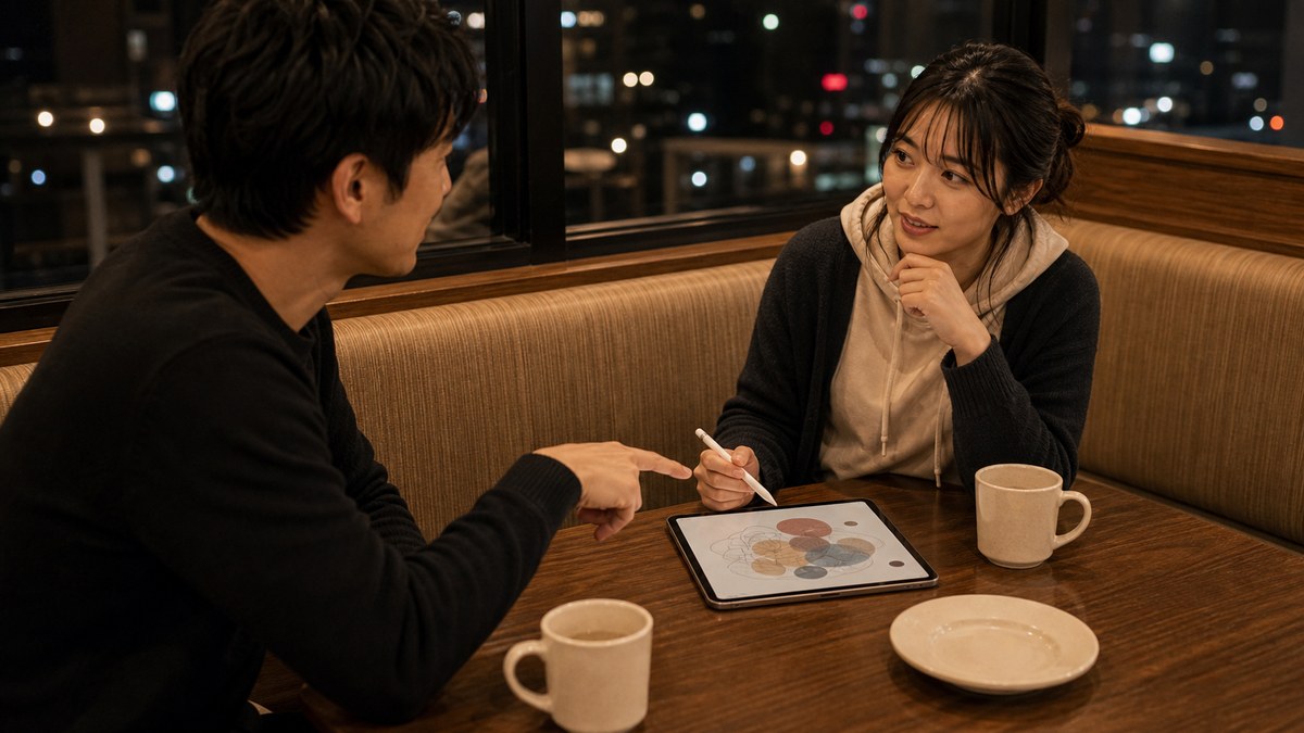 気づいたら深夜のファミレスにいたの要点を表す画像