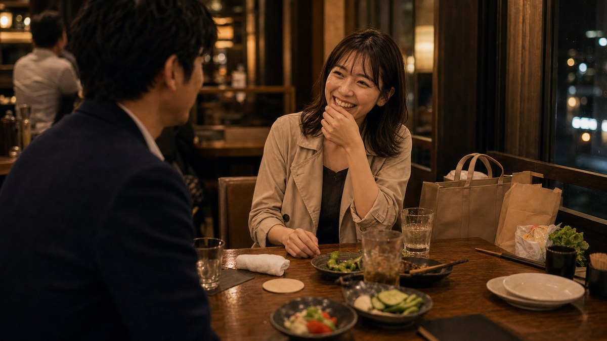 三杯目で、先生モードが緩んでズボラな素が漏れ始めたの要点を表す画像